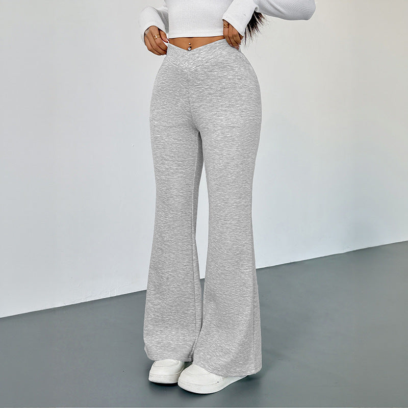 Women's Casual Daily Hot Girl Slim Fit Bootcut Trousers - Leggings Co