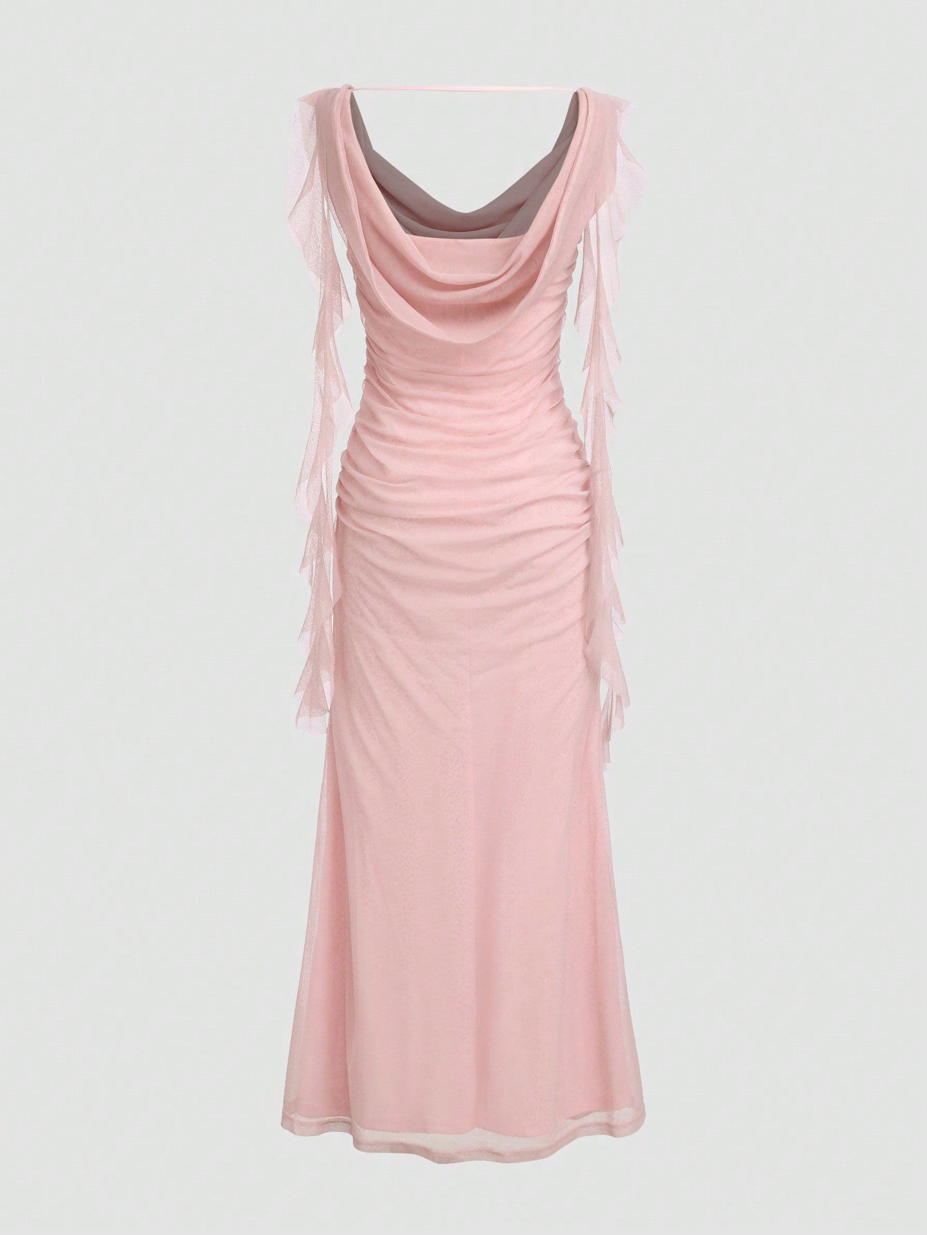Elegant Solid-Colored Ribbon Wedding & Party Dress - Leggings Co