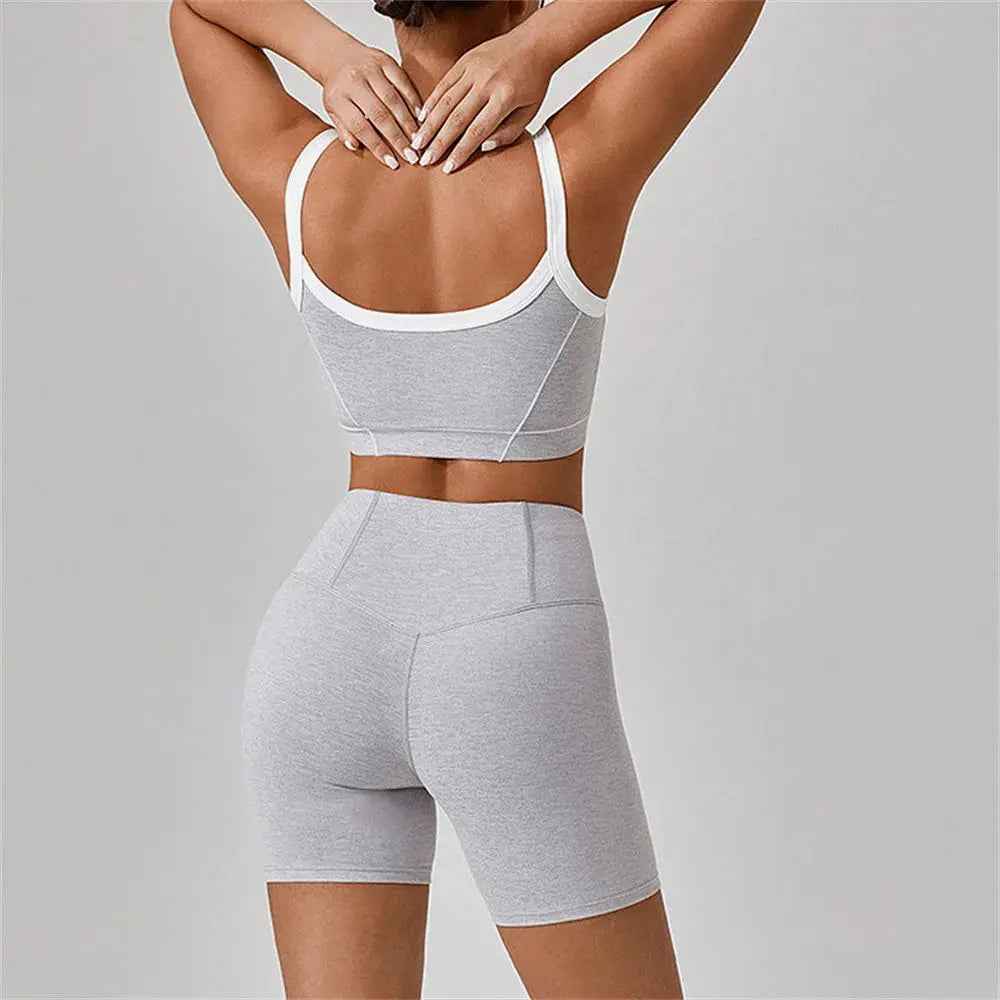 Women's Contrast Yoga Set