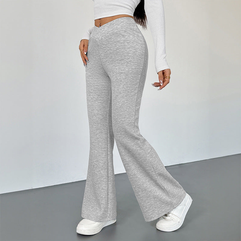 Women's Casual Daily Hot Girl Slim Fit Bootcut Trousers - Leggings Co