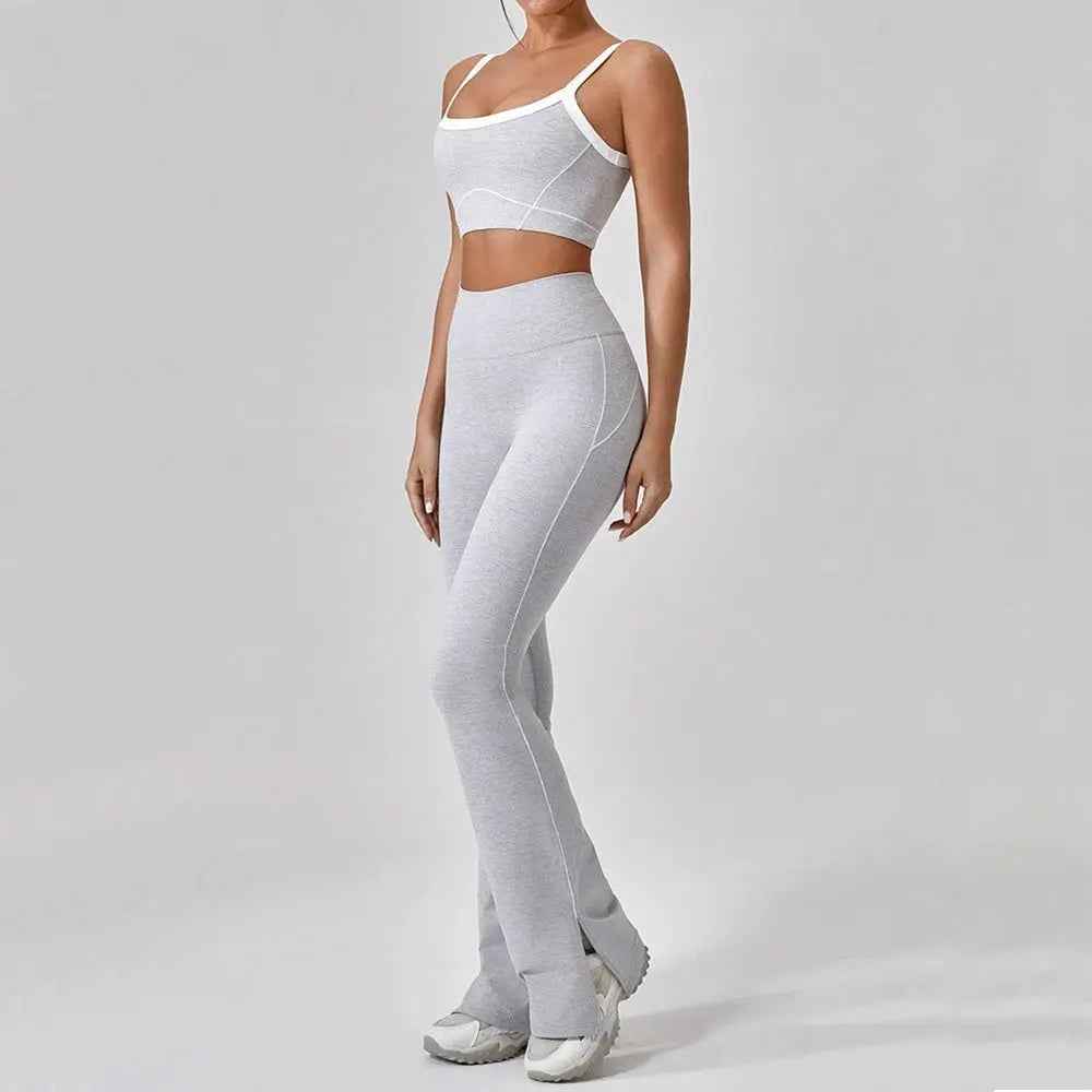 Women's Contrast Yoga Set
