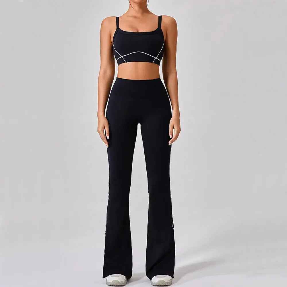 Women's Contrast Yoga Set