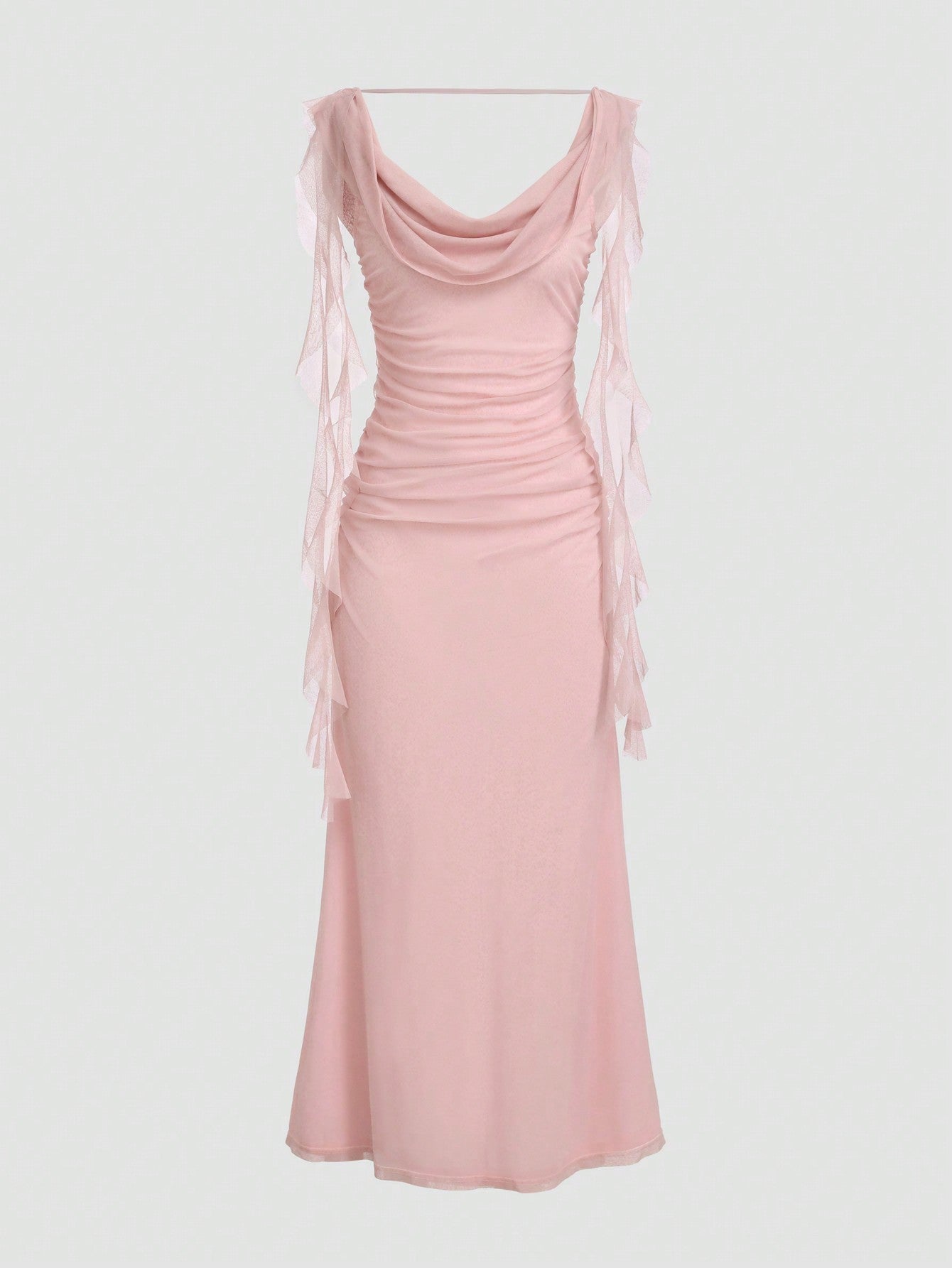 Elegant Solid-Colored Ribbon Wedding & Party Dress - Leggings Co