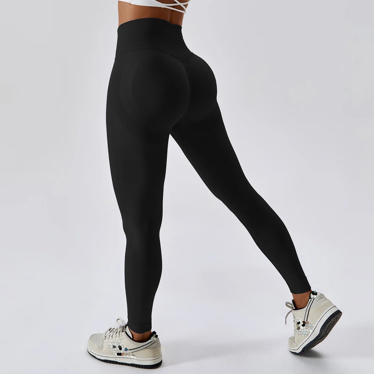 Women's High-Waisted Yoga Leggings - Seamless Design for Comfort and Style - Leggings Co