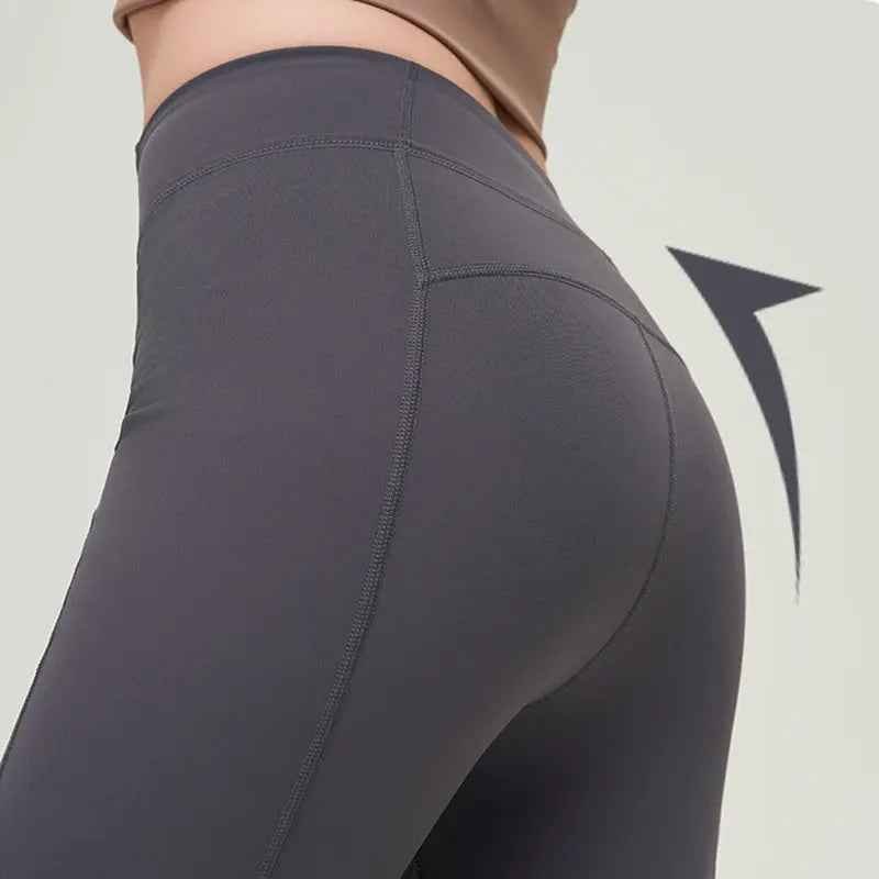 High-Waisted Yoga Leggings – Sculpting Slim Fit Flared Workout Pants - Leggings Co