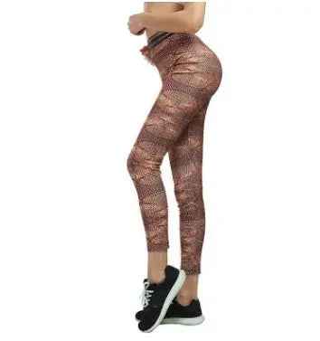 Cozy Yoga Leggings For Women – Soft Printed Wool-Look - Leggings Co