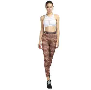 Cozy Yoga Leggings For Women – Soft Printed Wool-Look - Leggings Co