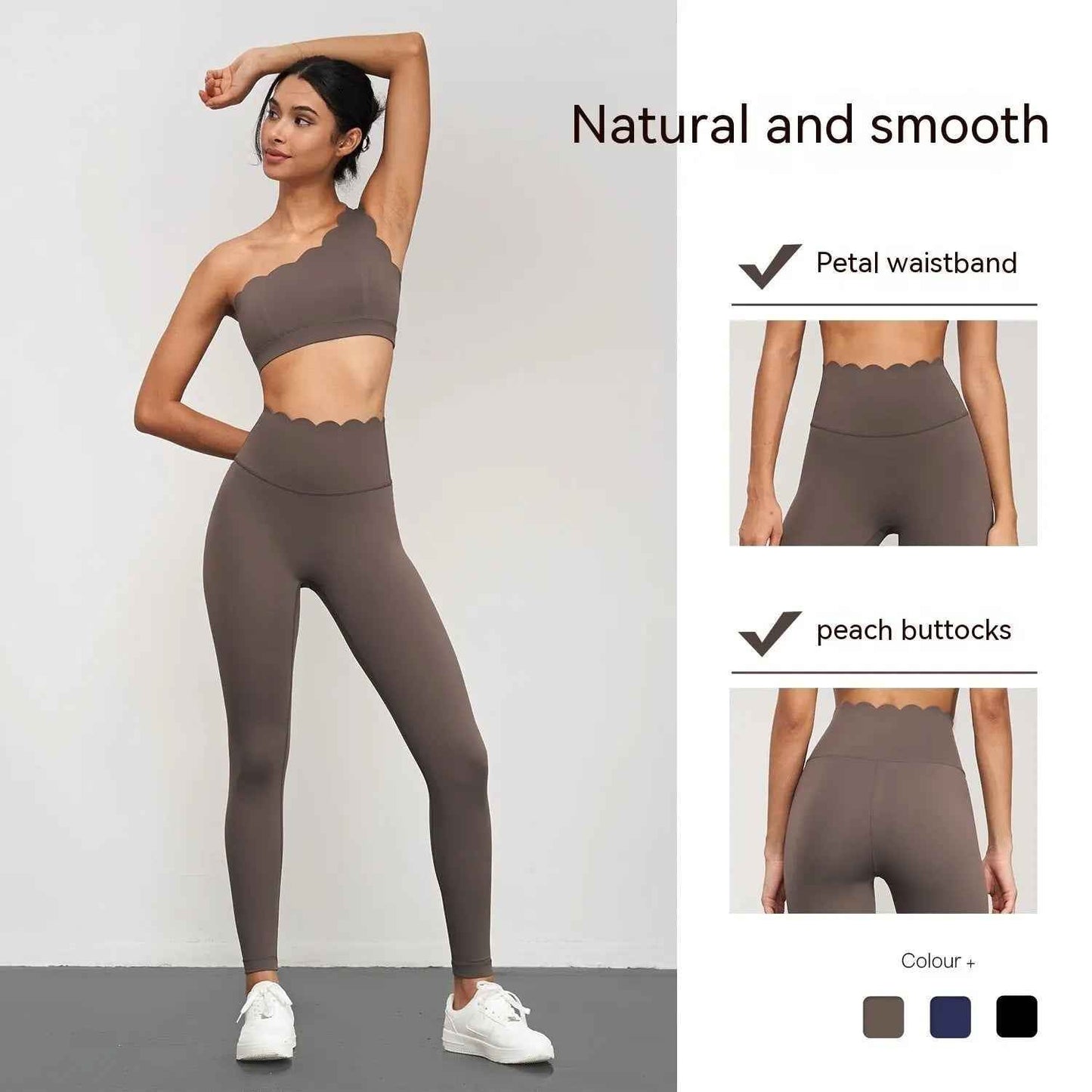 High-Waist Peach Leggings For Ultimate Comfort And Style - Leggings Co