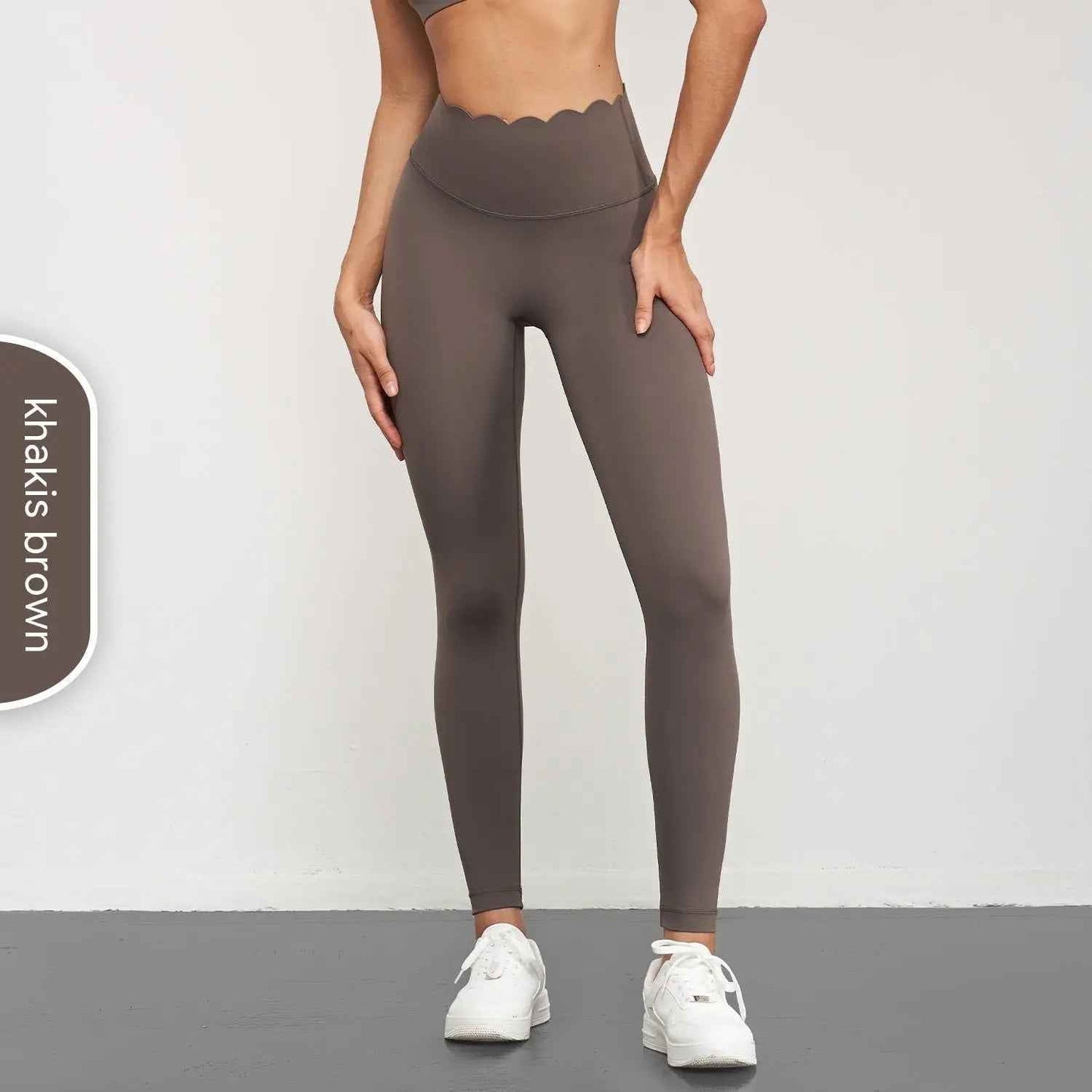 High-Waist Peach Leggings For Ultimate Comfort And Style - Leggings Co