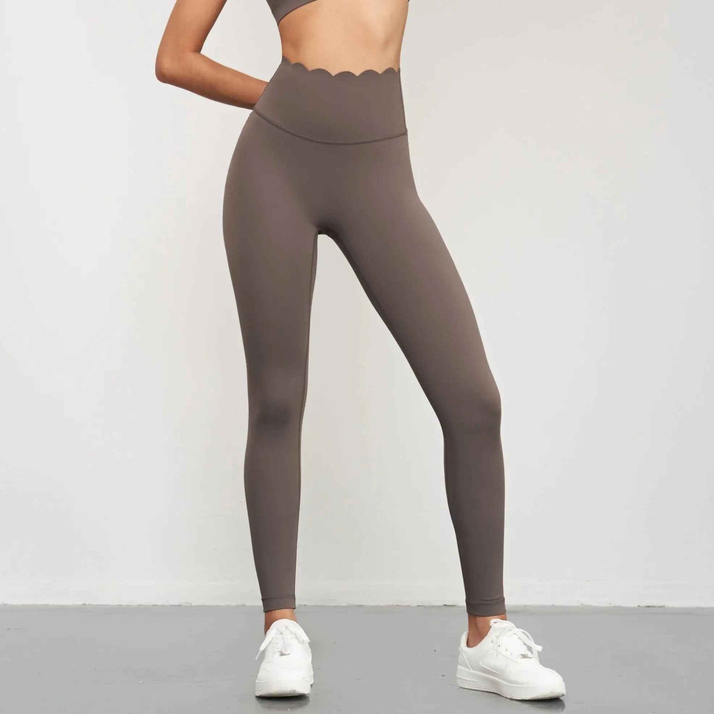 High-Waist Peach Leggings For Ultimate Comfort And Style - Leggings Co
