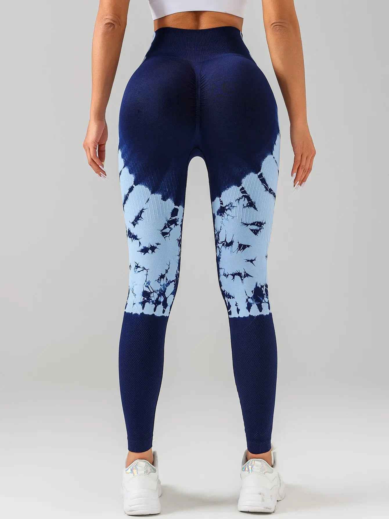 High Waist Tie-Dye Yoga Leggings for Women - Leggings Co