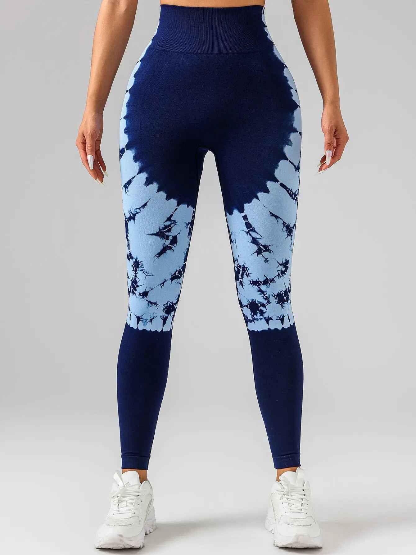 High Waist Tie-Dye Yoga Leggings for Women - Leggings Co