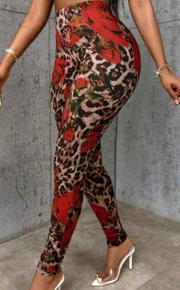 Women'S Color Block Leggings - Fit Stretchy Printed Athleis - Leggings Co