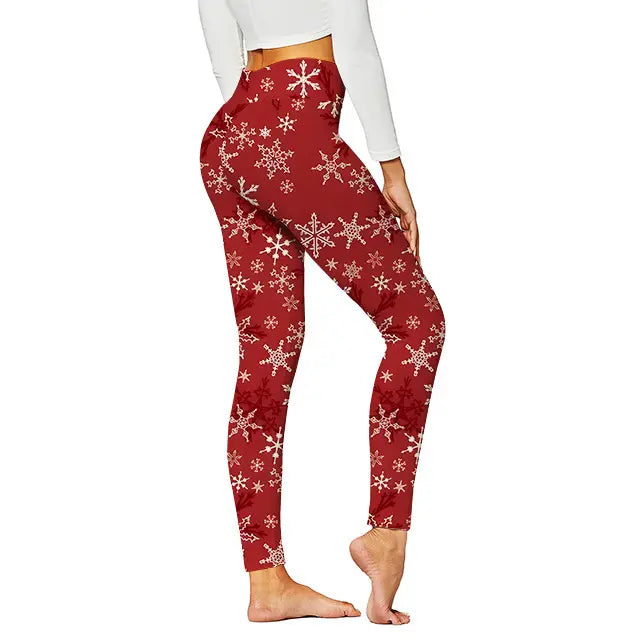 Christmas yoga pants