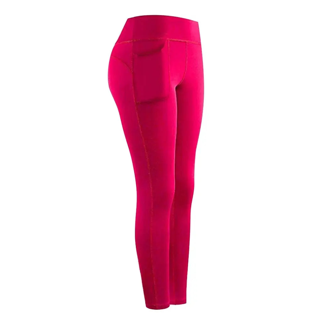 High-Waisted Yoga Pants with Pockets Leggings Co