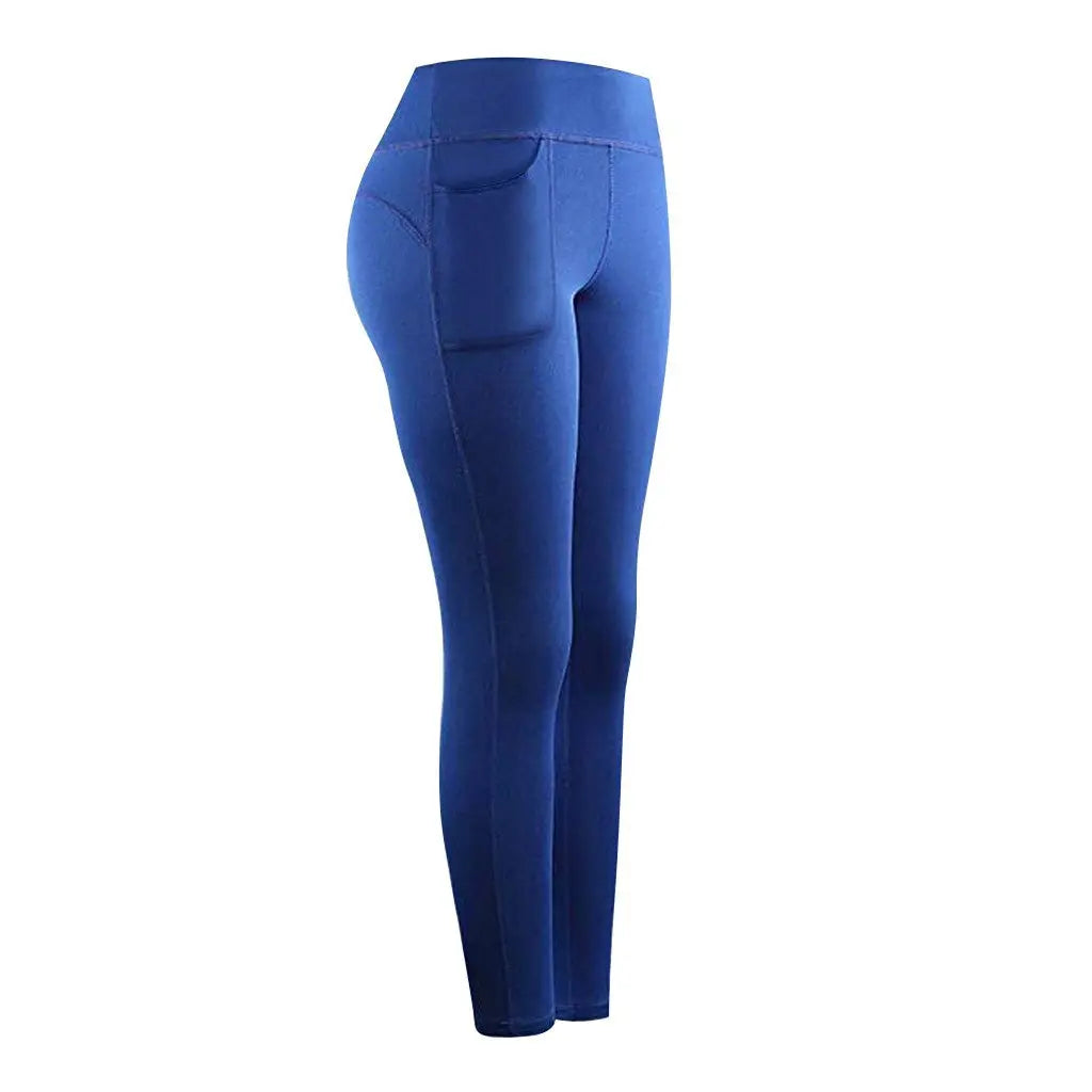 High-Waisted Yoga Pants with Pockets Leggings Co