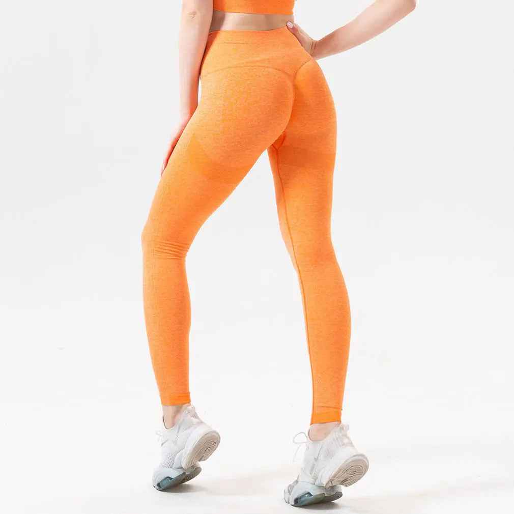 High Waist Butt Lift Leggings for Women – Seamless Push Up Yoga Pants