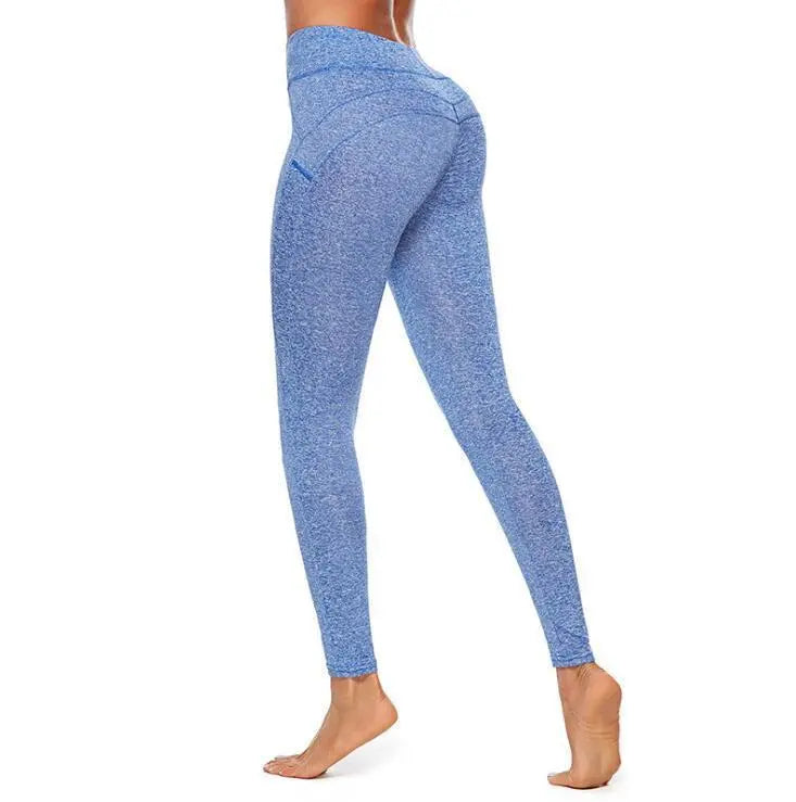 Solid color exercise leggings Leggings Co