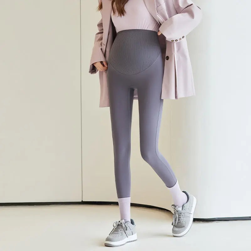 Fleece-Lined Maternity Pants - Leggings Co