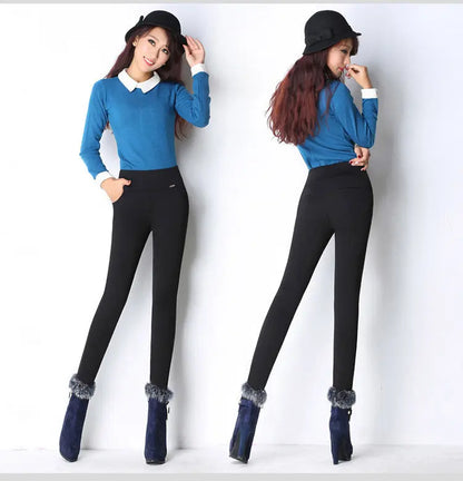 Velvet Padded Leggings Leggings Co