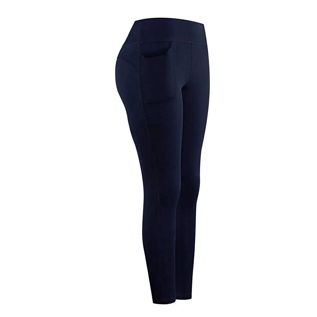 High-Waisted Yoga Pants with Pockets Leggings Co