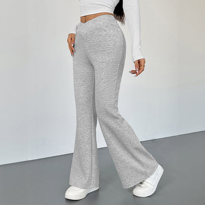 Women's Casual Daily Hot Girl Slim Fit Bootcut Trousers - Leggings Co