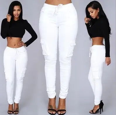 Women's Casual Cargo Pants Leggings Co