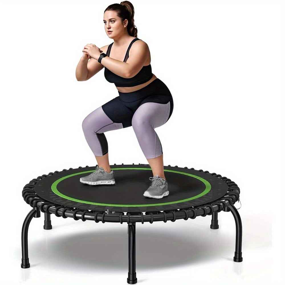 661 Lbs Fitness Trampoline - 40 Inch Mini Exercise Trampoline for Home and Garden - Stable and Fun ASTM F381 - 16 - Leggings Co