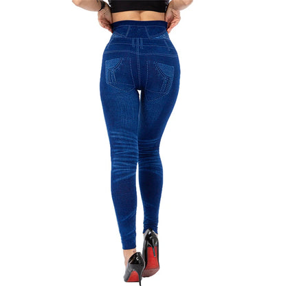 Denim Yoga Pants for Fit and Scrunch Raise Effect - Leggings Co