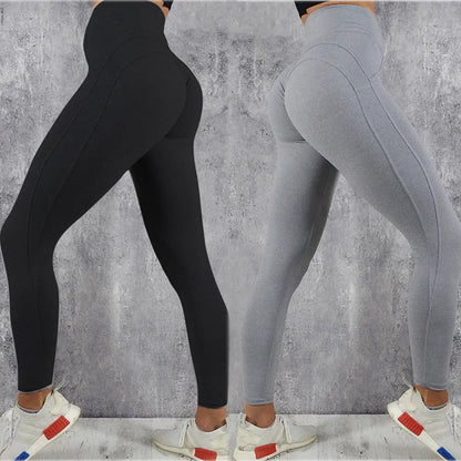 Solid color exercise leggings Leggings Co