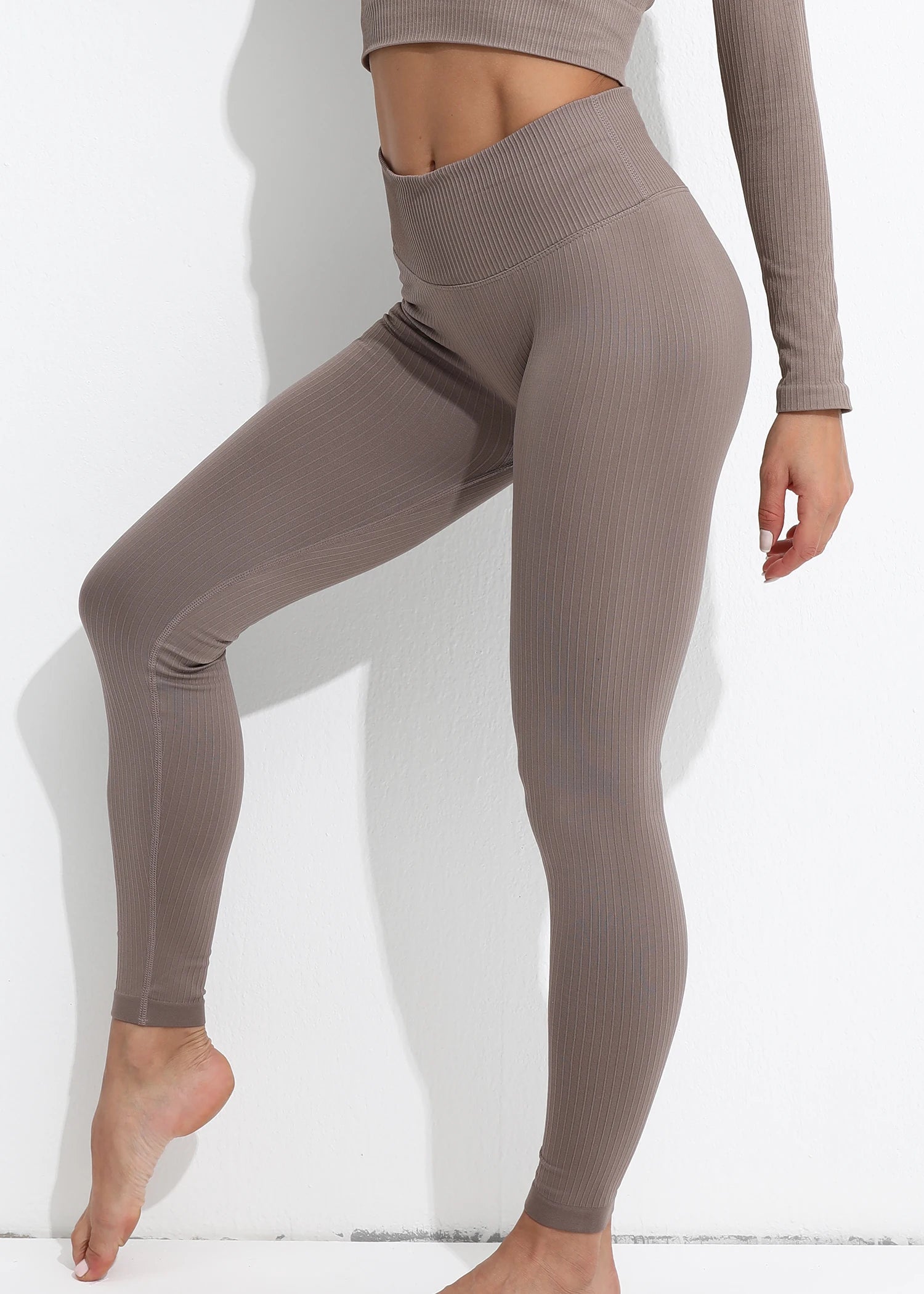 Women's Seamless High-Waisted Yoga Leggings – Tummy Control & Butt Lift (No Front Seam) - Leggings Co
