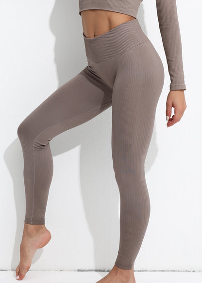 Women's Seamless High-Waisted Yoga Leggings – Tummy Control & Butt Lift (No Front Seam) - Leggings Co