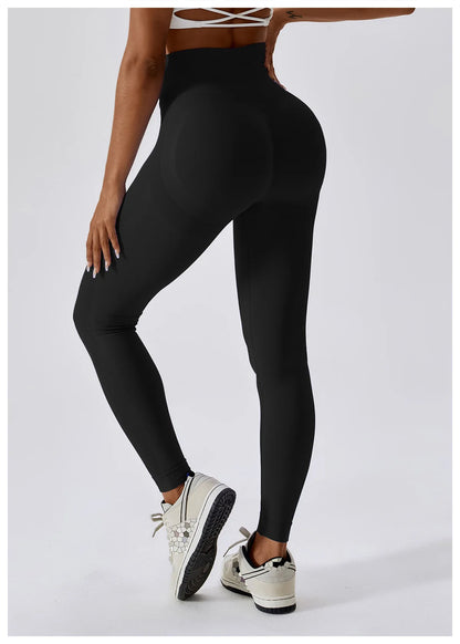 Women's High-Waisted Yoga Leggings - Seamless Design for Comfort and Style - Leggings Co