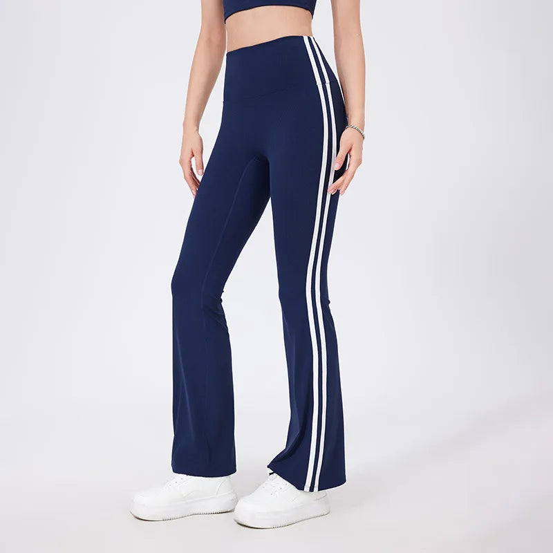 Women's Flared Yoga Pants – High Waist Push-Up Bell Bottom Leggings for Fitness & Casual Wear - Leggings Co