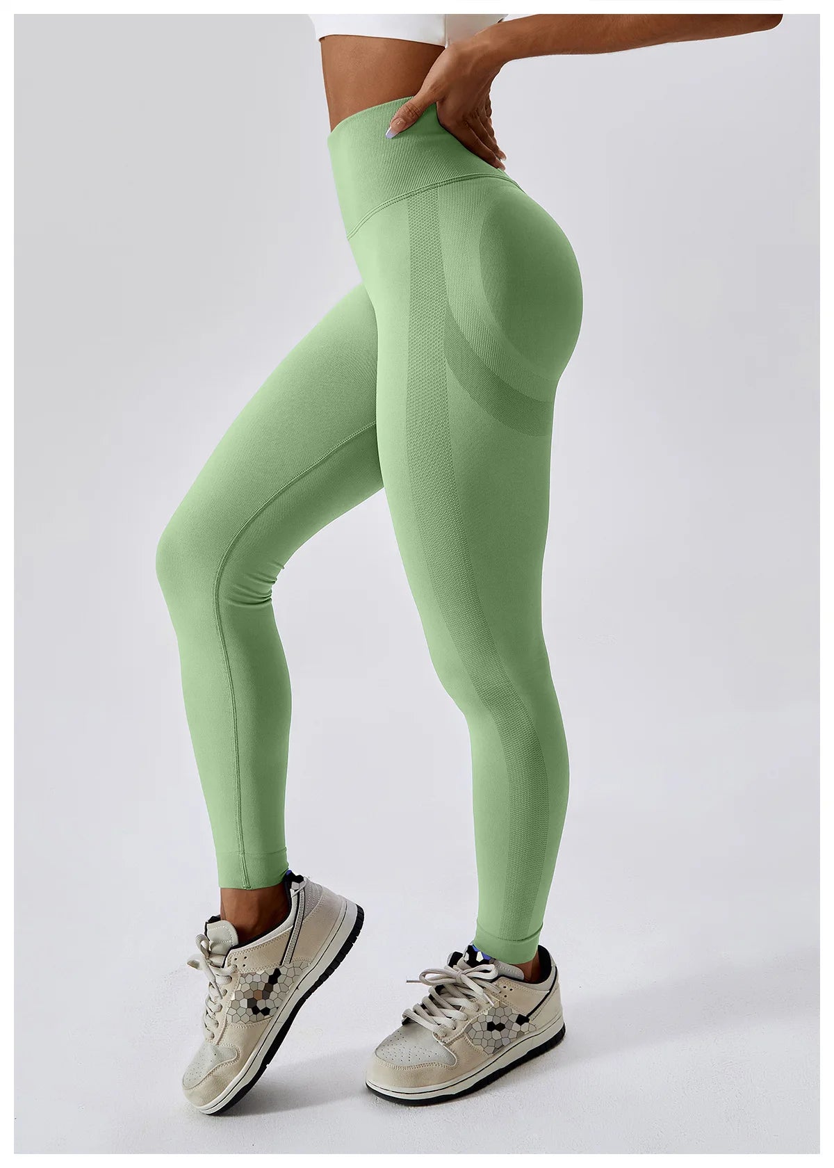 Women's Scrunch Butt Seamless High-Waisted Yoga Leggings – Tummy Control & Workout Fitness Pants - Leggings Co