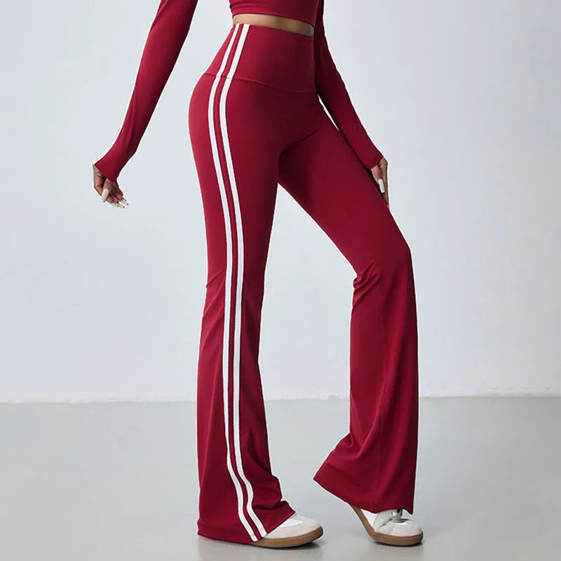 Women's Flared Yoga Pants – High Waist Push-Up Bell Bottom Leggings for Fitness & Casual Wear - Leggings Co