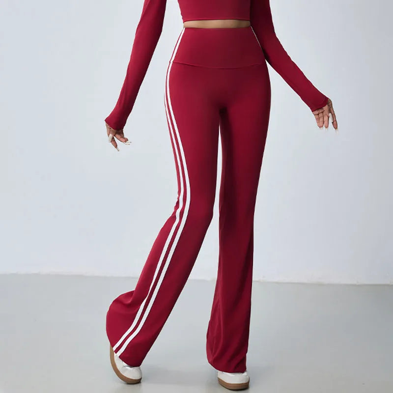 Women's Flared Yoga Pants – High Waist Push-Up Bell Bottom Leggings for Fitness & Casual Wear - Leggings Co