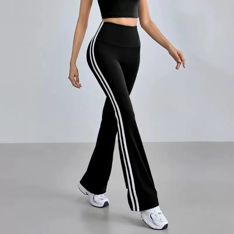 Women's Flared Yoga Pants – High Waist Push-Up Bell Bottom Leggings for Fitness & Casual Wear - Leggings Co