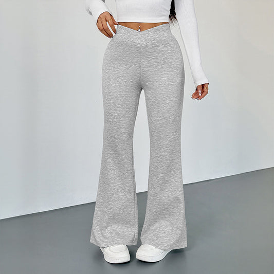 Women's Casual Daily Hot Girl Slim Fit Bootcut Trousers - Leggings Co