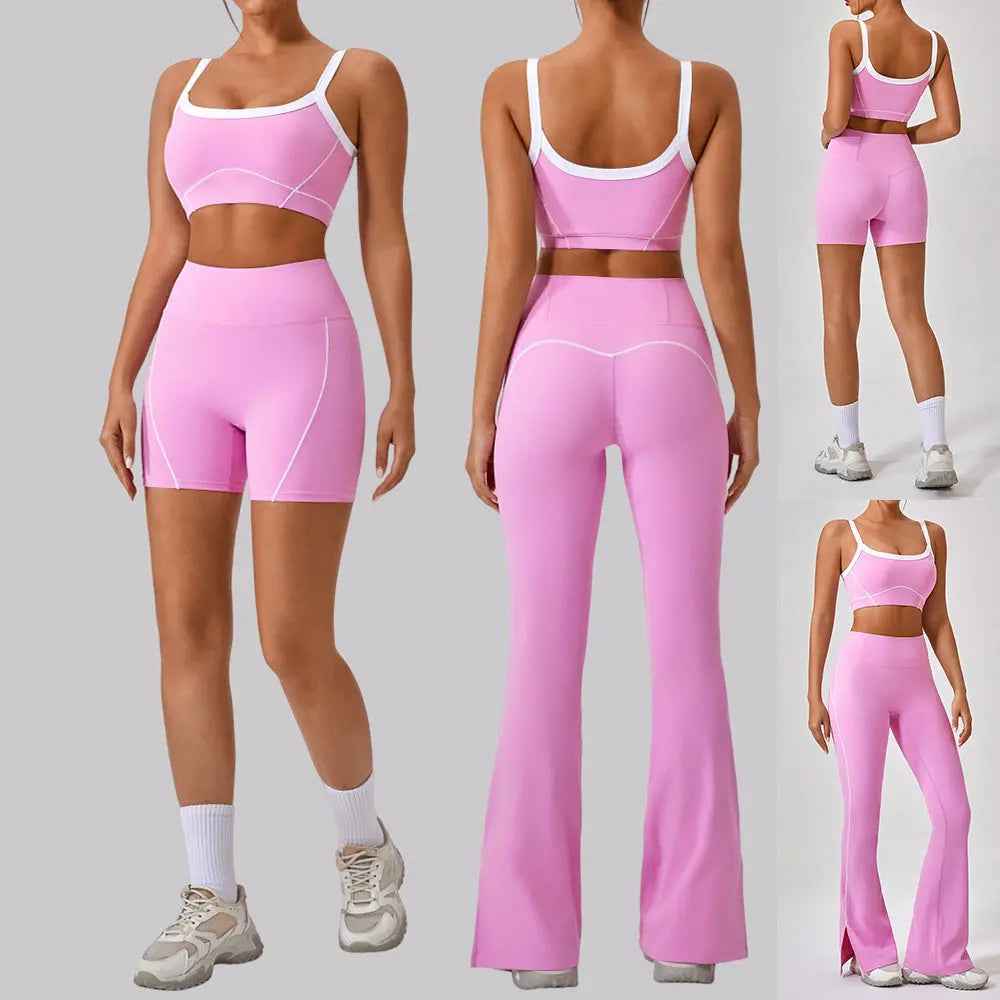 Women's Contrast Yoga Set