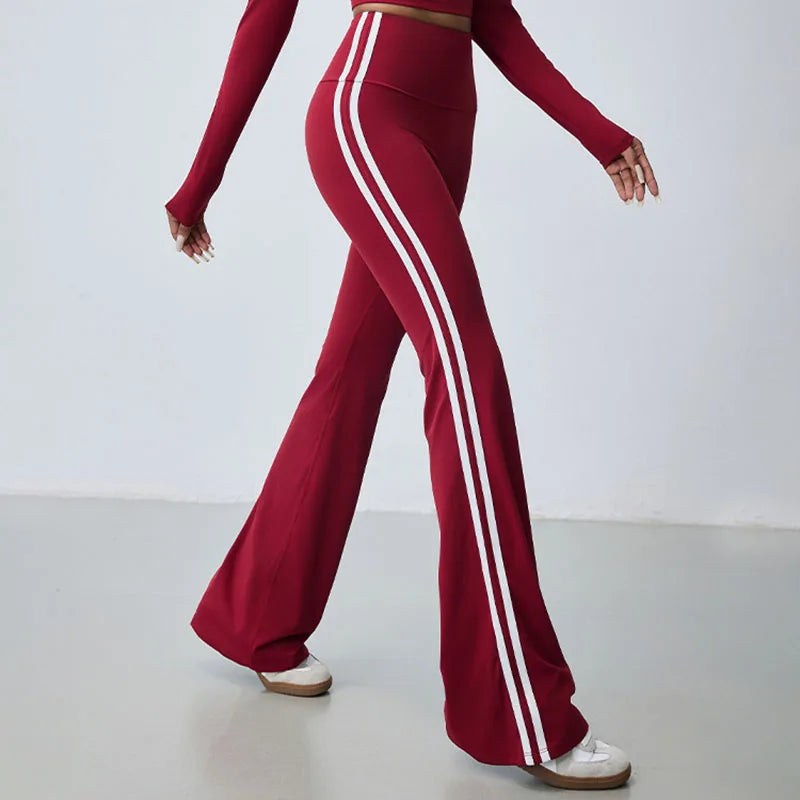 Women's Flared Yoga Pants – High Waist Push-Up Bell Bottom Leggings for Fitness & Casual Wear - Leggings Co