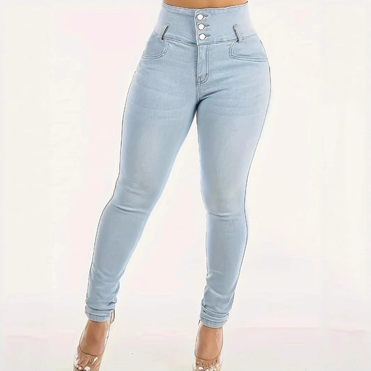 Women's High Waist Tight Stretch Shaping And Hip Lifting Jeans - Leggings Co