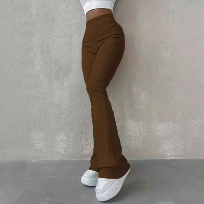 High-Waist Bootcut Leggings For Women - Fit Ribbed Casual - Leggings Co