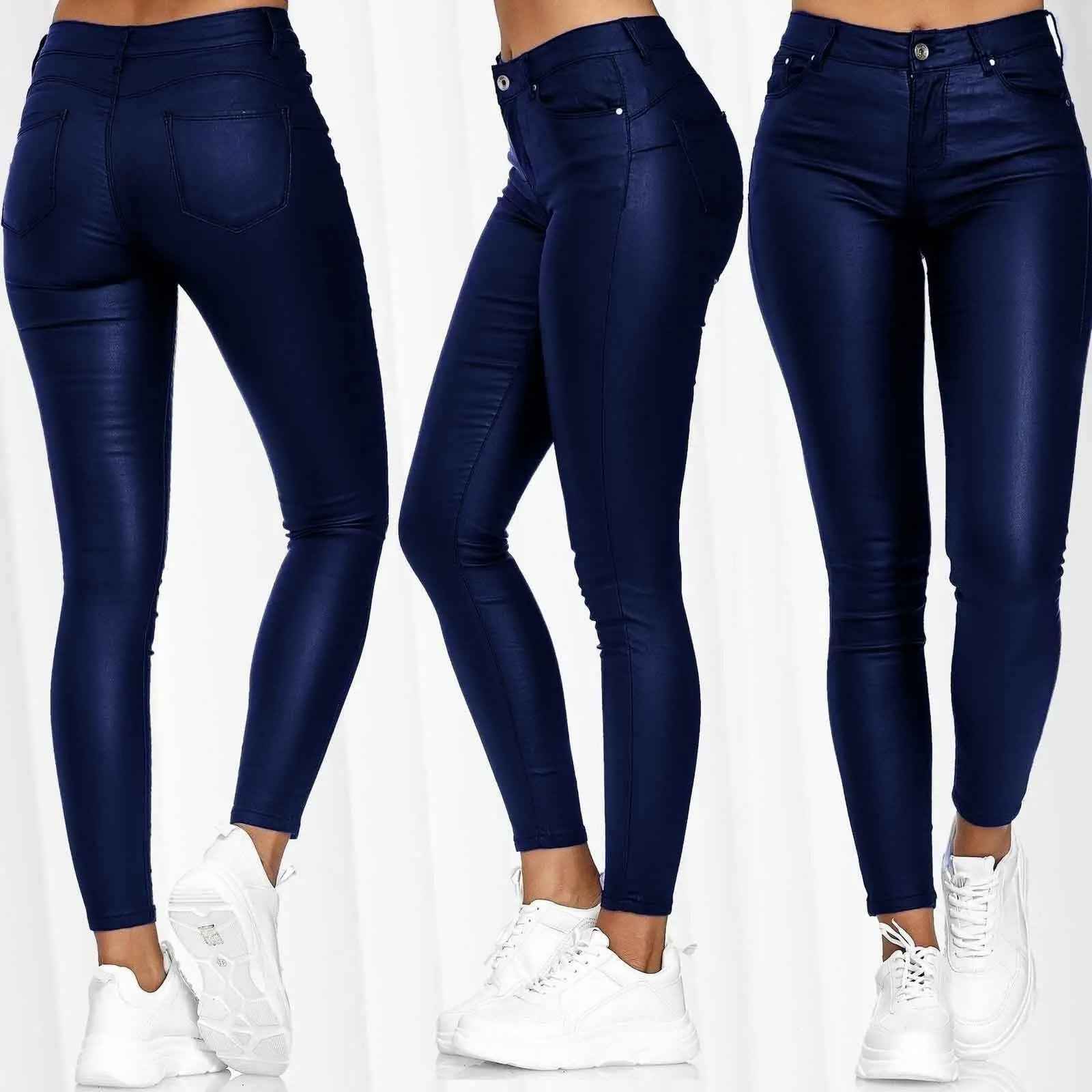 High-Waist Leather Pants For Stylish Comfort - Leggings Co