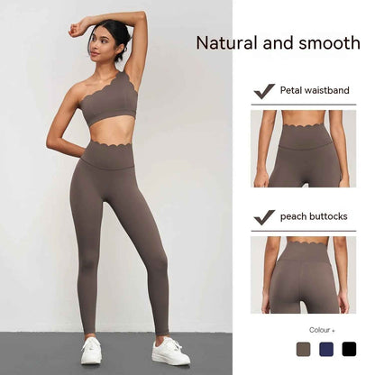 High-Waist Peach Leggings For Ultimate Comfort And Style - Leggings Co