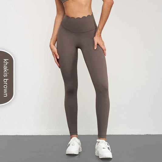 High-Waist Peach Leggings For Ultimate Comfort And Style - Leggings Co