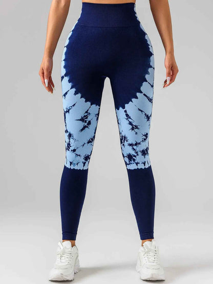 High Waist Tie-Dye Yoga Leggings for Women - Leggings Co