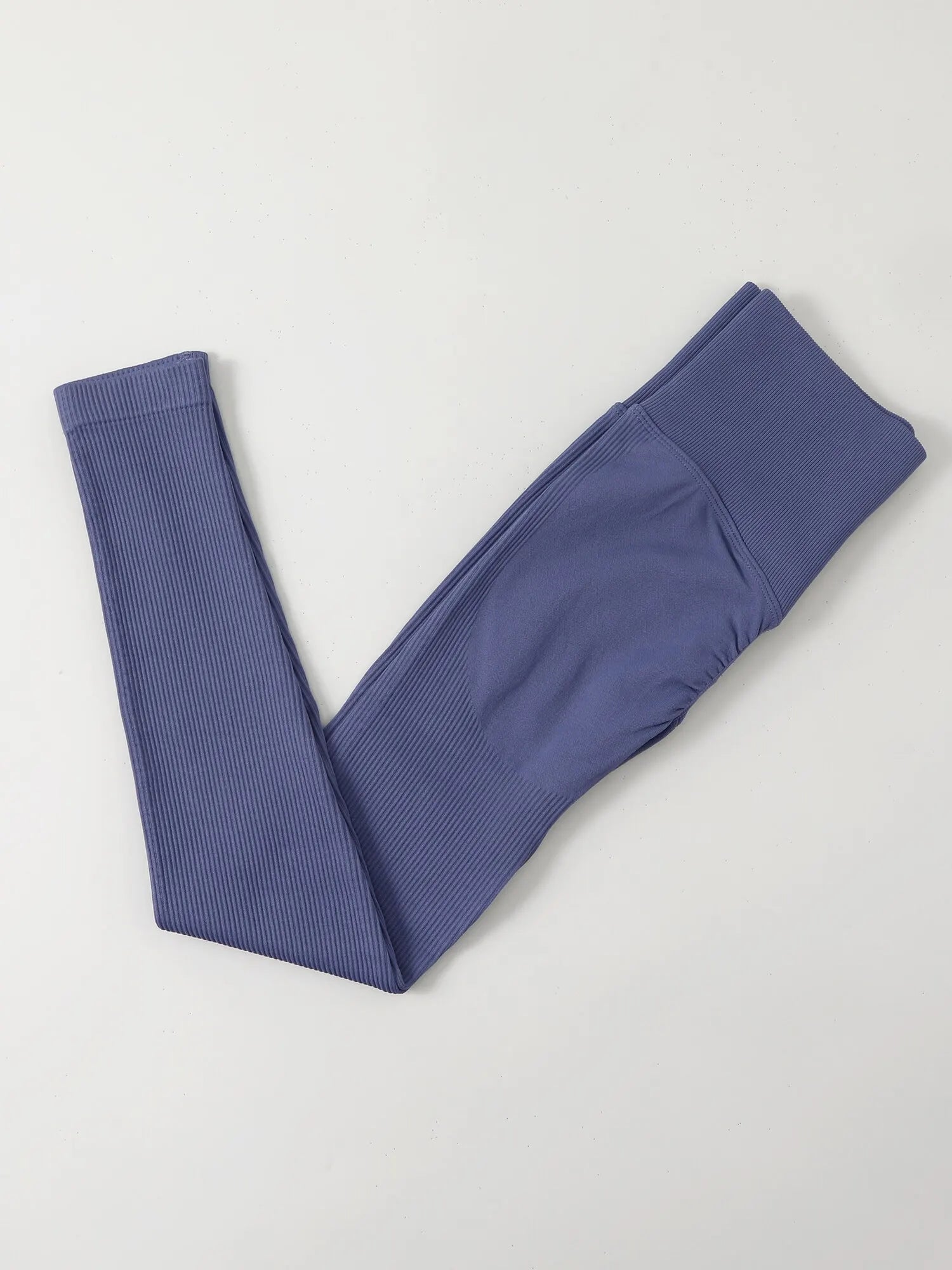 Seamless Ribbed Leggings for Women - High Waist Tummy Control Push Up Yoga Pants - Leggings Co