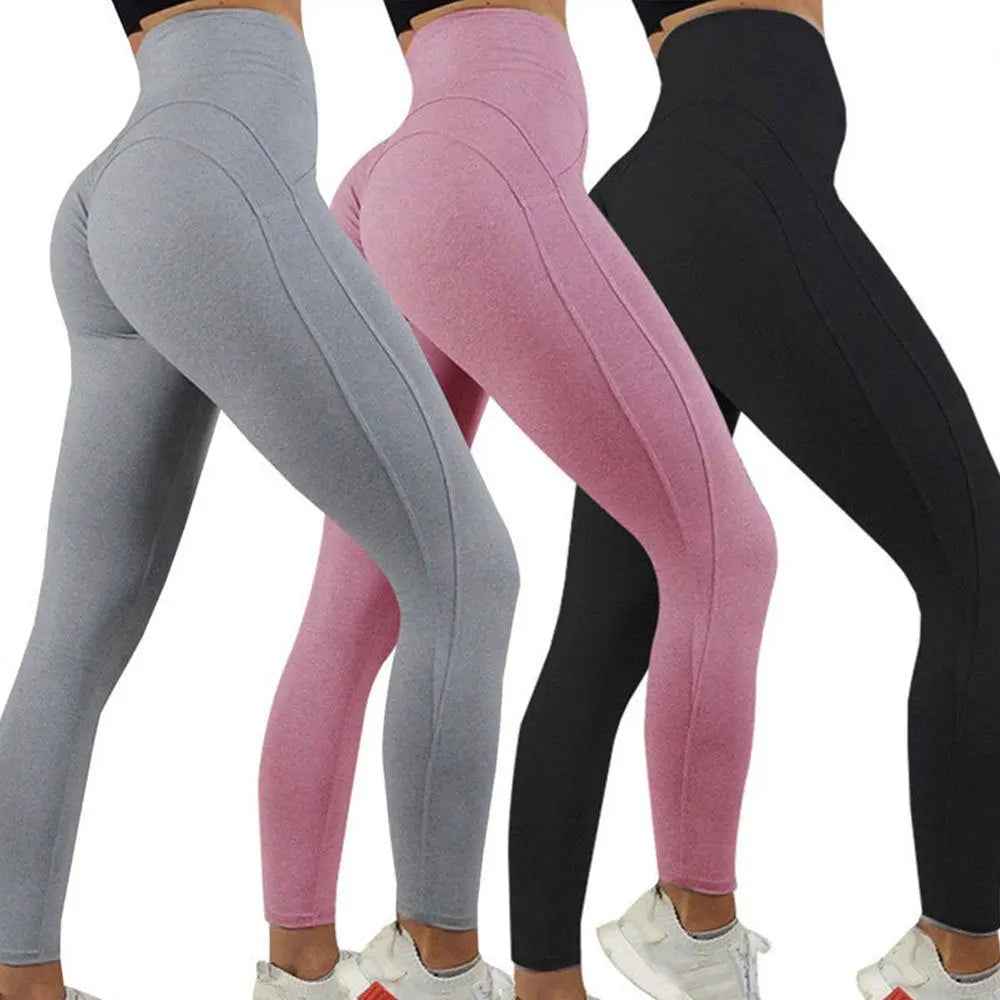 Solid Color Leggings for Ultimate Comfort and Style in Exercise - Leggings Co
