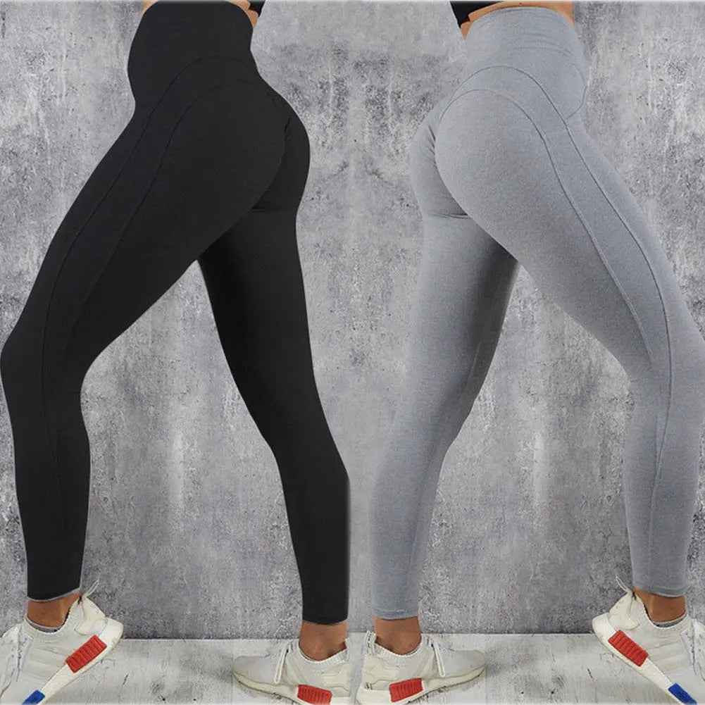 Solid Color Leggings for Ultimate Comfort and Style in Exercise - Leggings Co